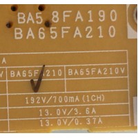 FUENTE DE PODER PARA TV SAMSUNG / NUMERO DE PARTE BA65FA210 / KANT_SU2e_58_60_65_hybrid_pw / V65WP1969Z / BA65FA210V / DISPLAY'S JR645R3HB2K / ST6451D06-1 / MODELOS UN65TU7000FXZA CH22 / UN65TU7000FXZA UC20 / UN65CU7000BXZA UE01 / UN65CU7000FXZX CB04